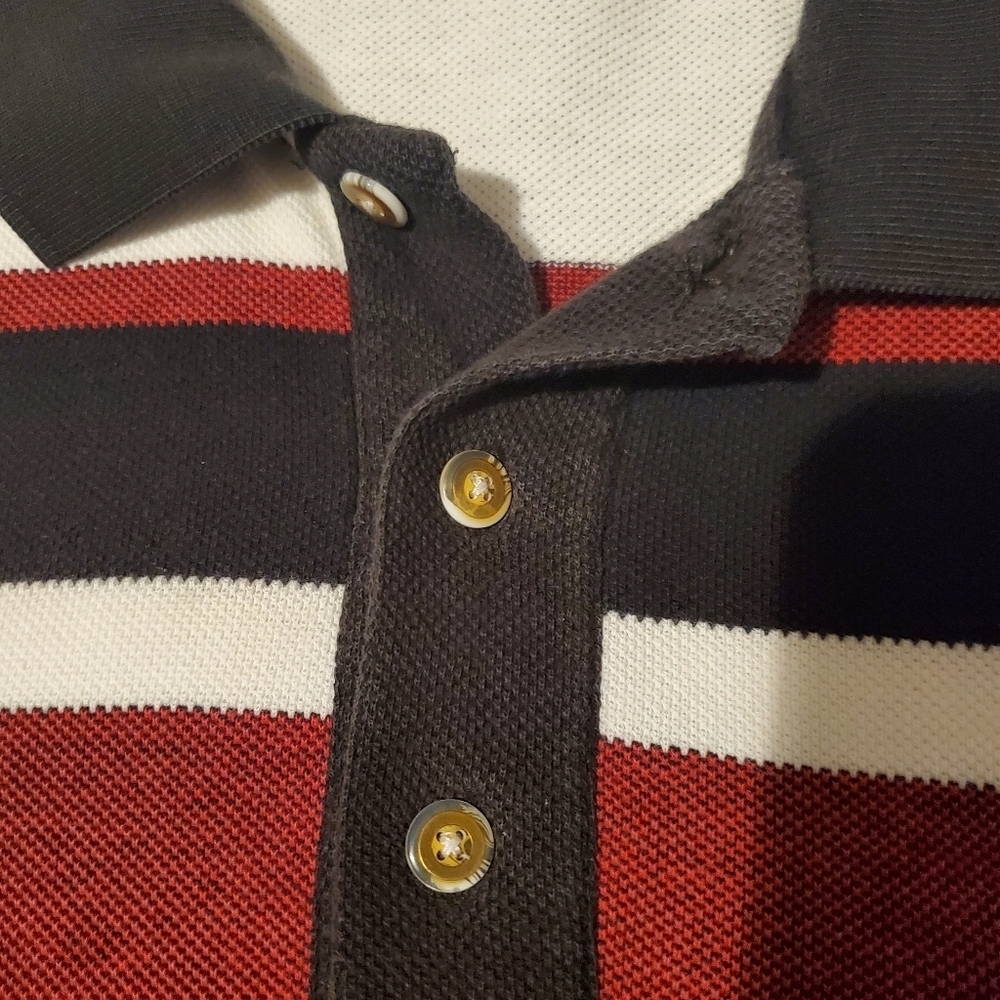 Vintage New Jersey Devils Antigua Polo Shirt Mens Size L NHL Hockey Y2K - Picture 5 of 10